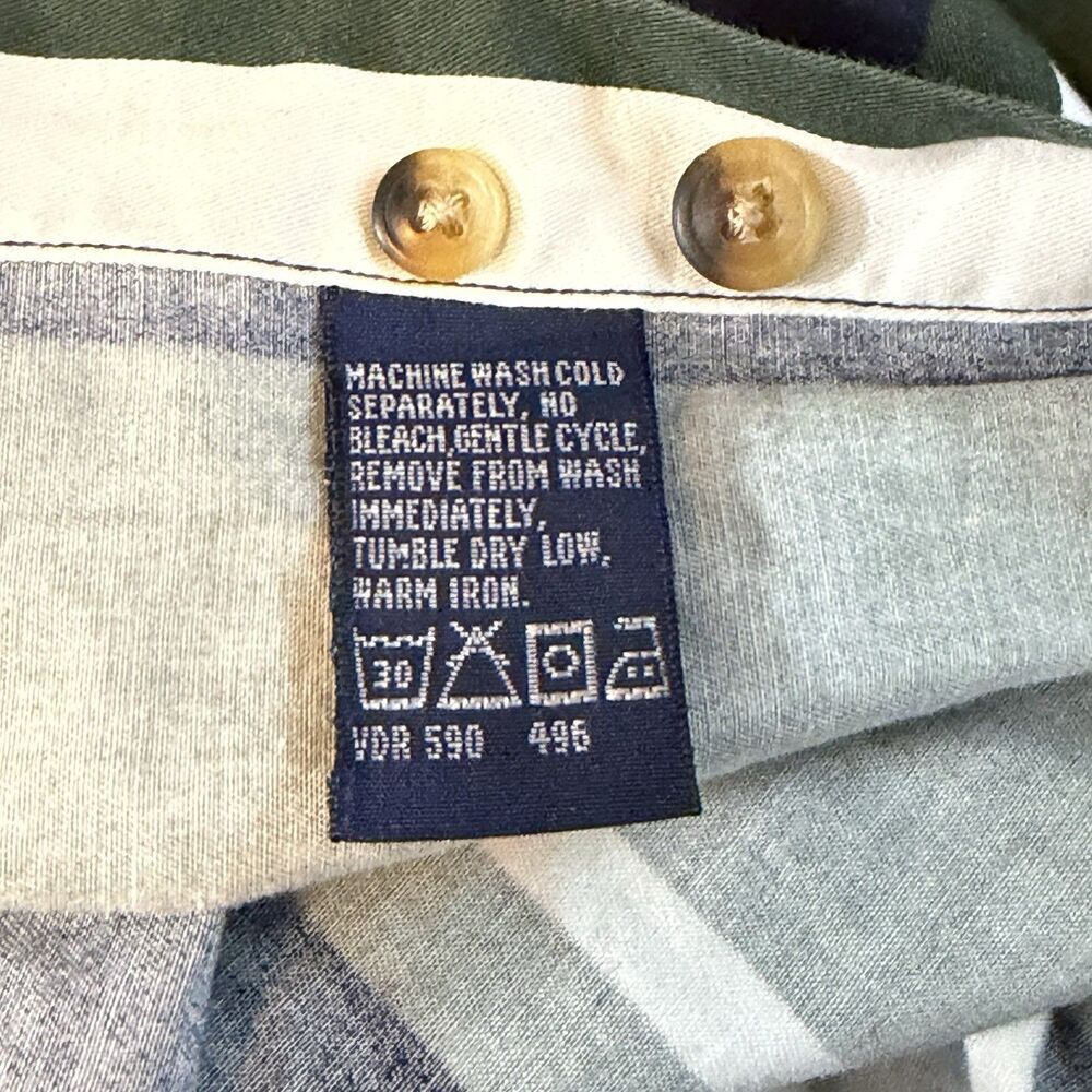 Nautica Vintage 90s Sailing Flags Shirt L Button Down Nautical Maritime Cotton - Picture 6 of 12